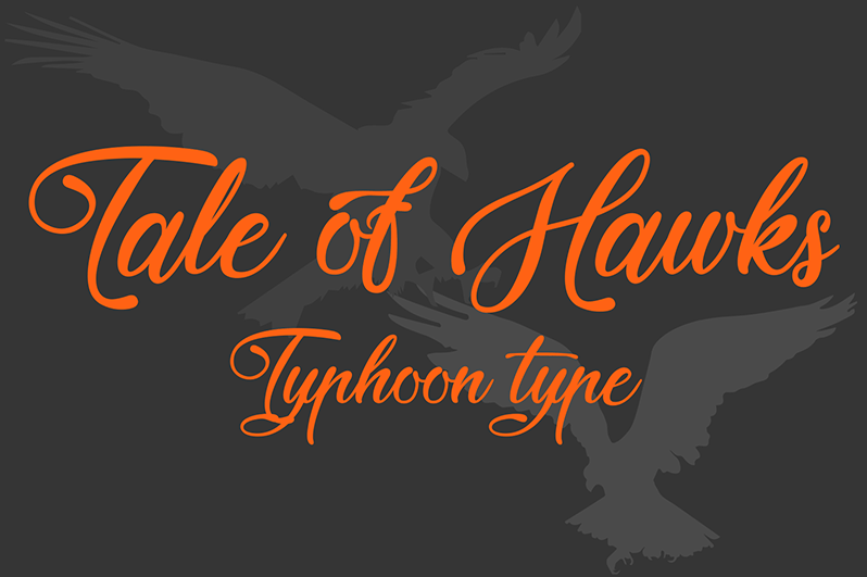 Free Tale Of Hawks Script Fonts