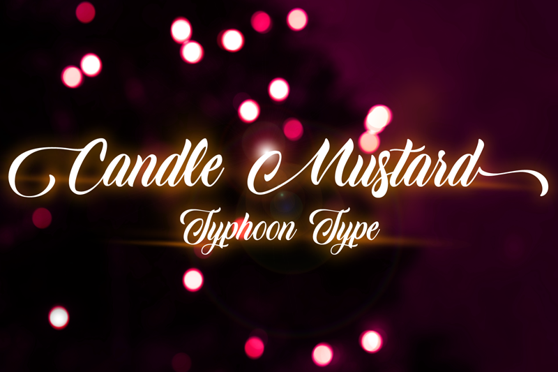 Candle Mustard Script