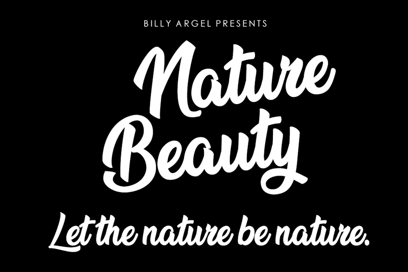 Nature Beauty Script