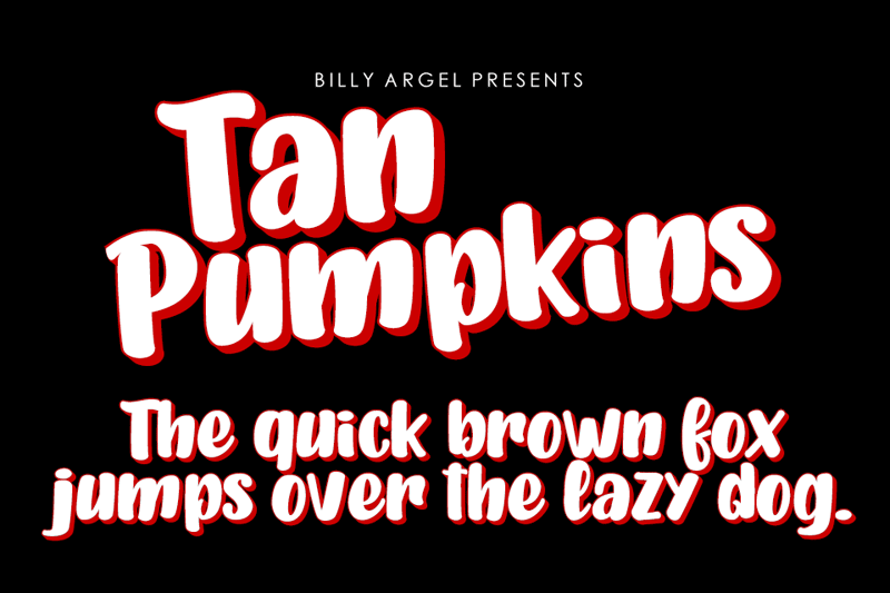 Tan Pumpkins Script