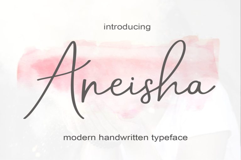 Aneisha Handwriting