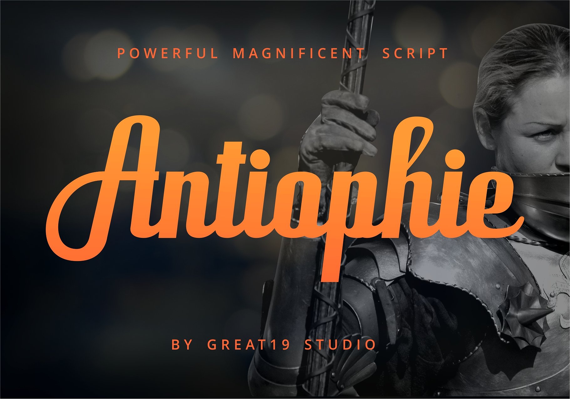 Antiophie Typeface Antiophie Typeface