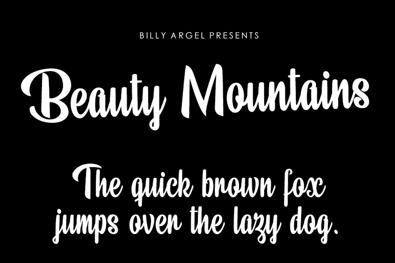 Beauty Mountains Script