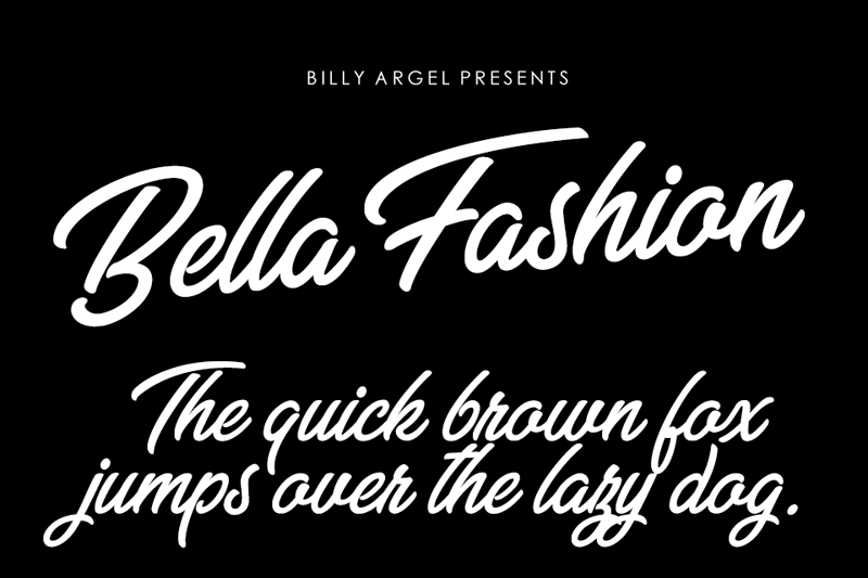Bella Fashion Script Bella Fashion Script