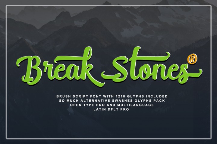 Break Stones Brush