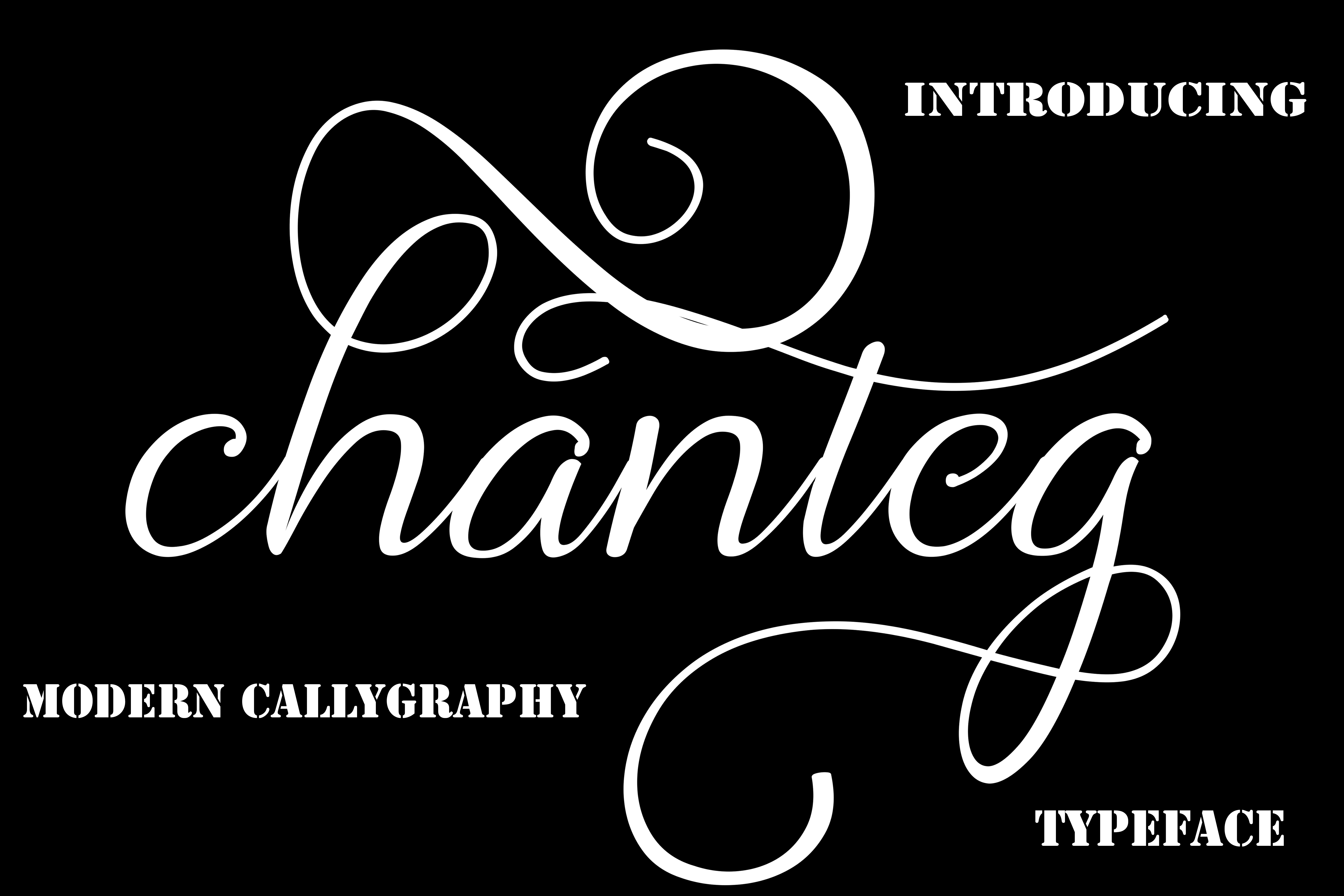 Free Chanteg Script Fonts