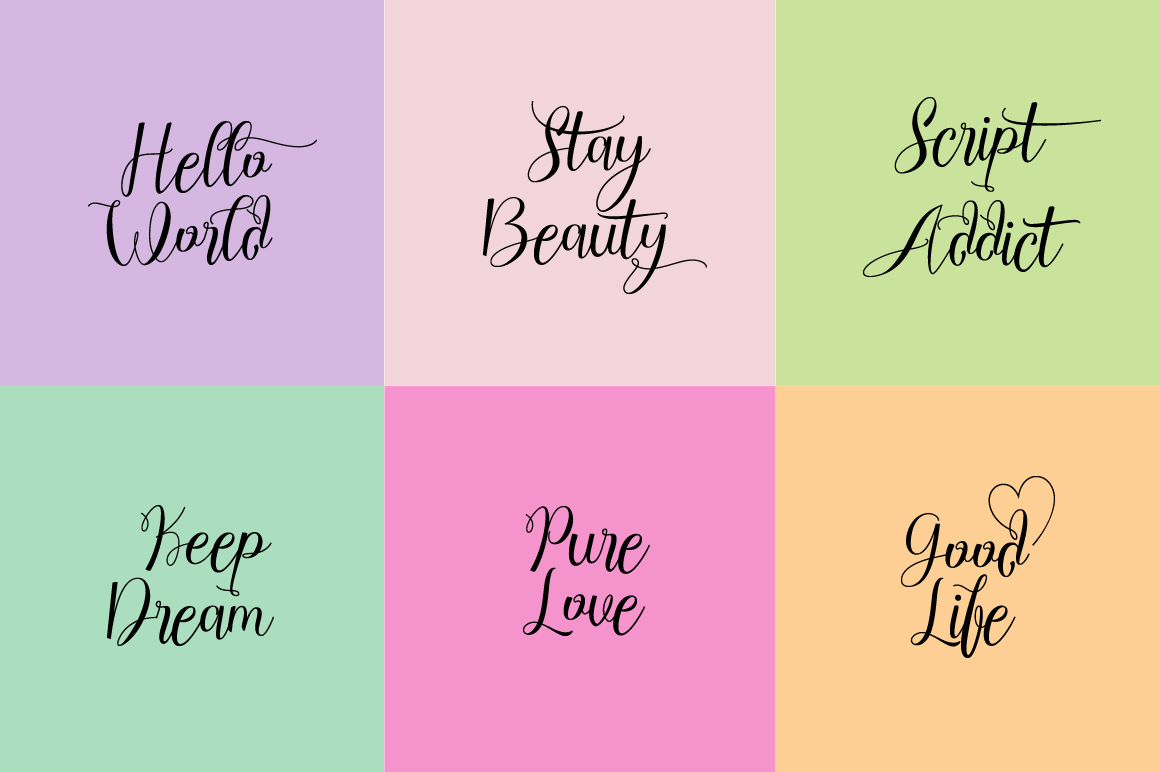 Chocolate Milky Script