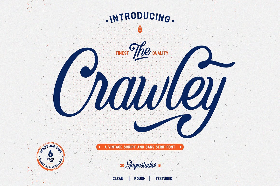 Crawley Vintage Script