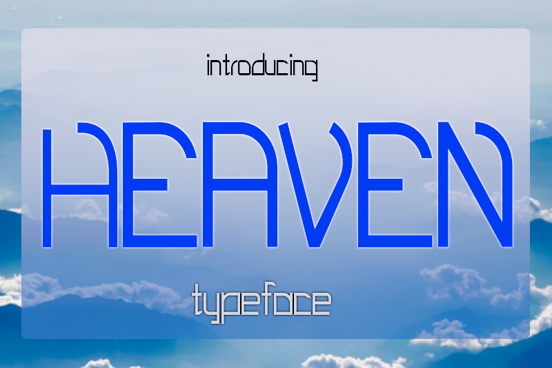 EP Heaven Typeface
