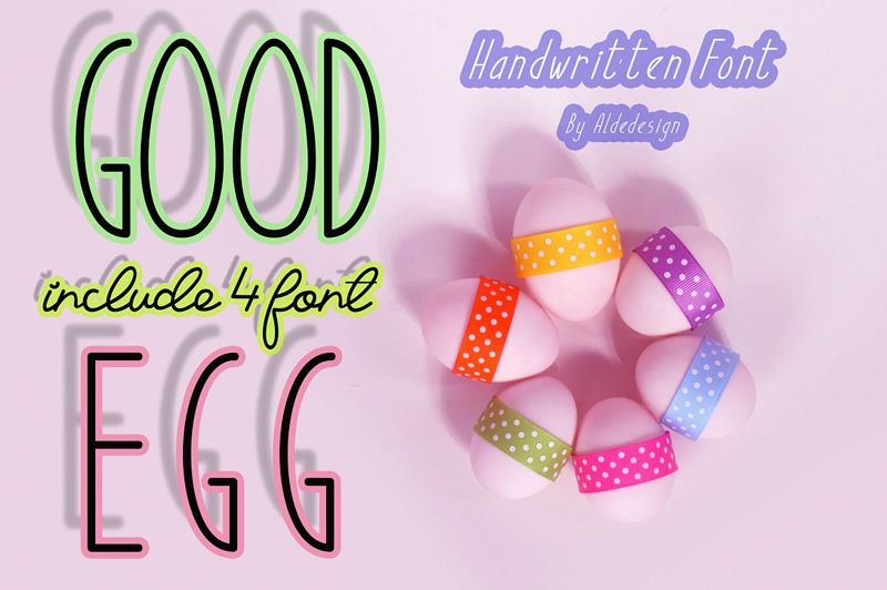 Good Egg Typeface