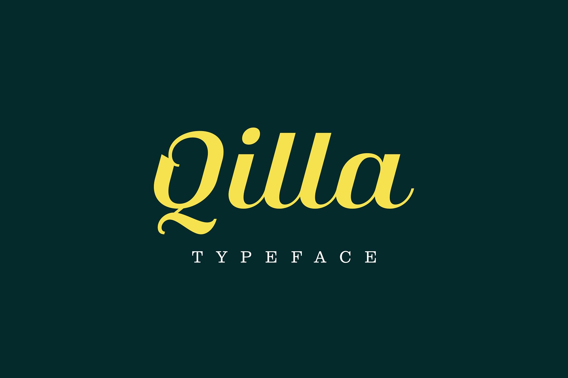 Qilla Typeface Qilla Typeface