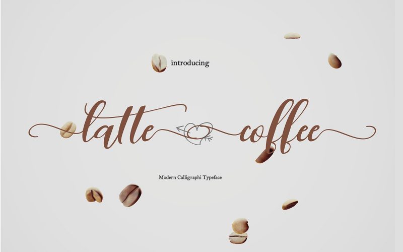 Download Latte Coffee Script Font - Fontlot.com