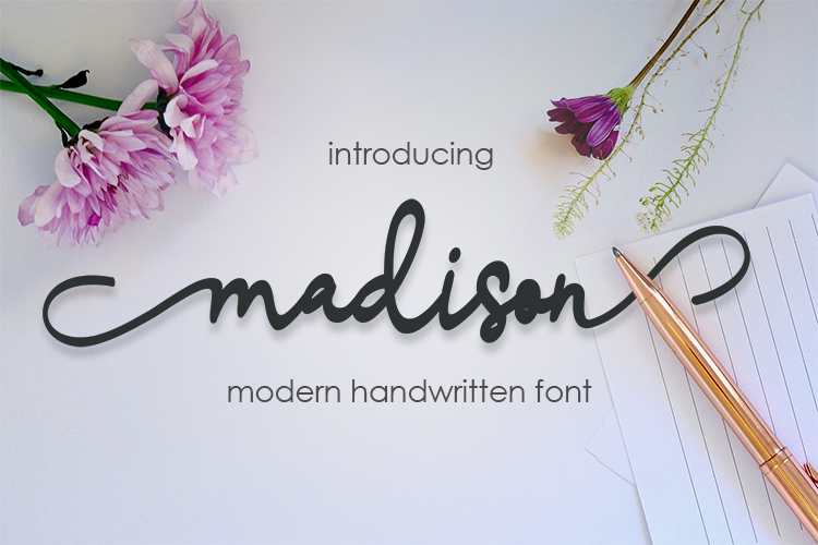 Madison Script Font - Fontlot.com