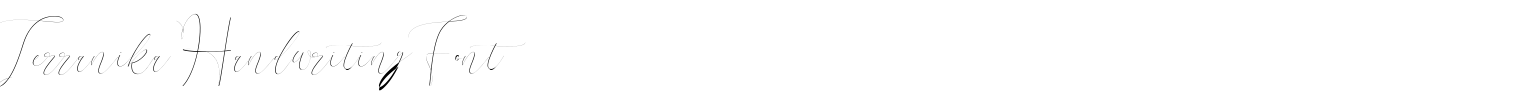 Terranika Handwriting Font