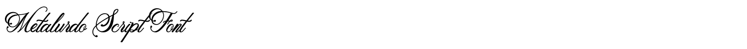 Metalurdo Script Font