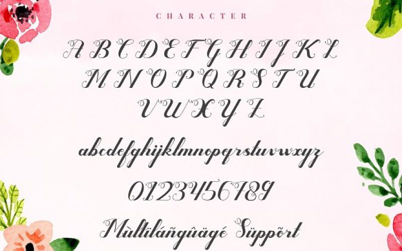 Valentijn Romantic Font Fontlot Com