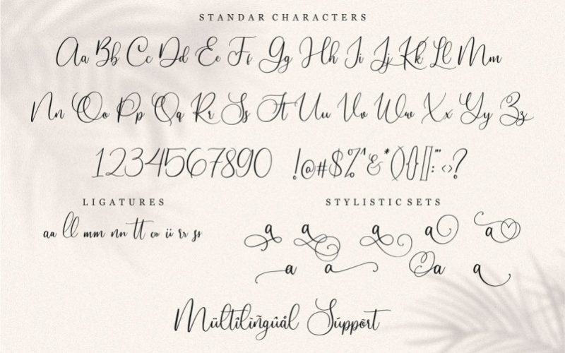 Slovenia Calligraphy Font Fontlot Com