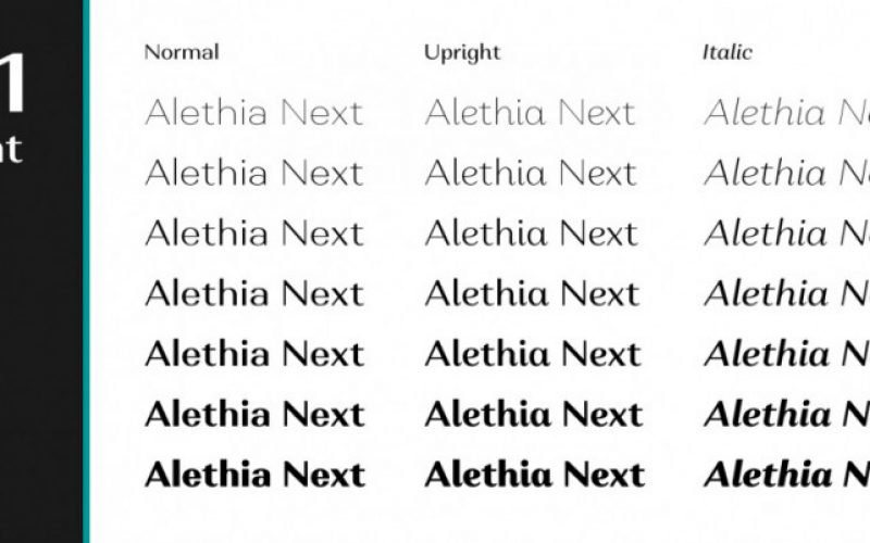 Alethia Next Font Family Fontlot Com