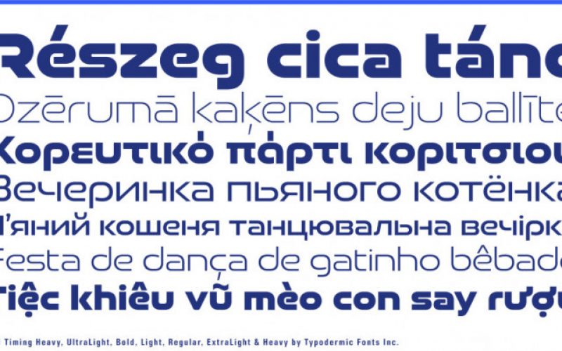 Good Timing Typeface Fontlot Com