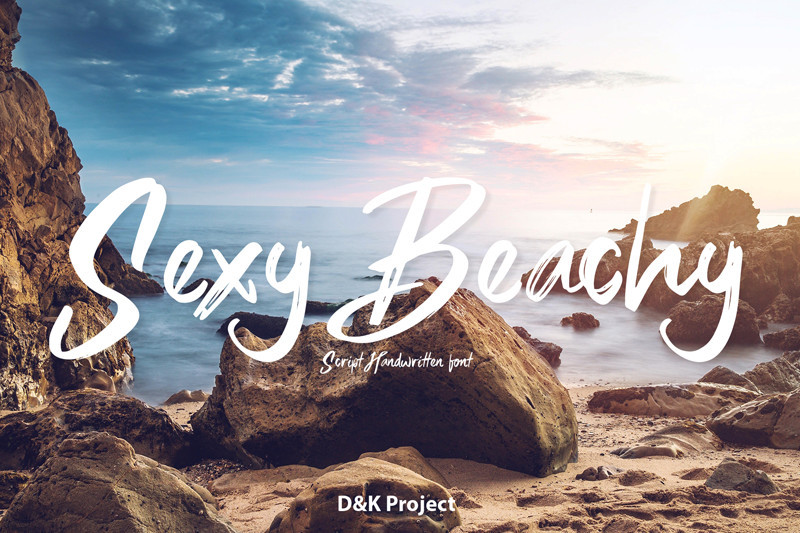 Sexy Beachy Brush Font Download Fonts 