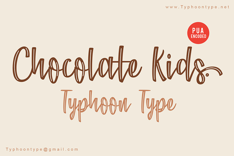 Chocolate Kids Script Font Download Fonts