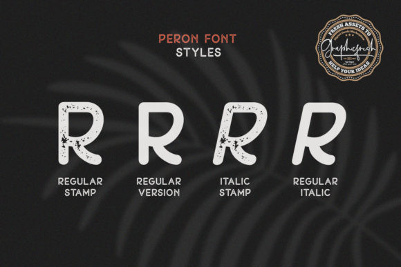 Download Free Peron Vintage Font Fontlot Com Fonts Typography