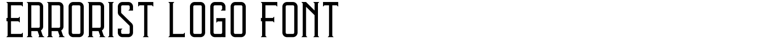 Errorist Logo Font
