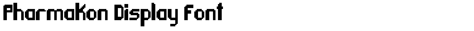Pharmakon Display Font