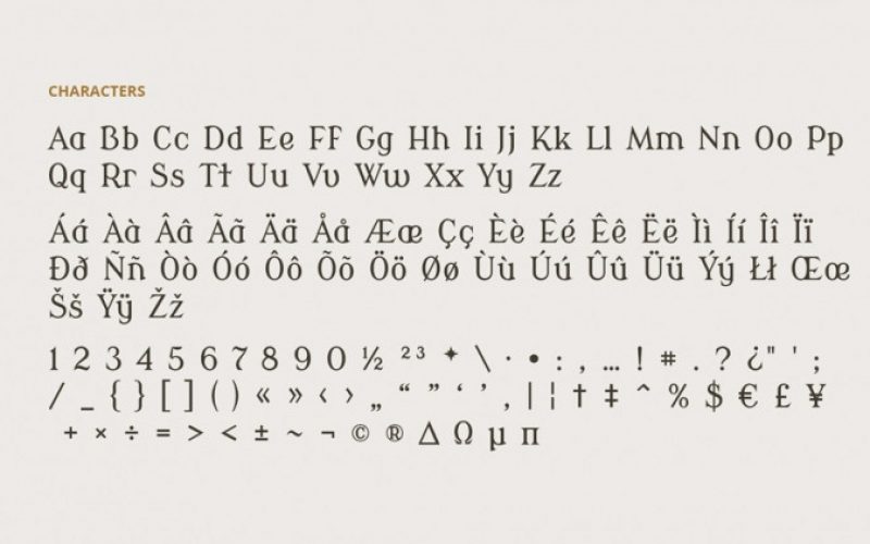 Modern Antiqua Serif Font Fontlot Com