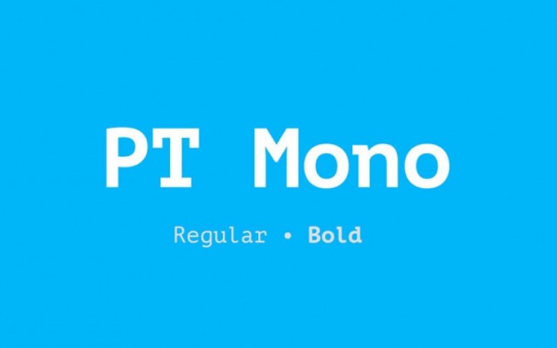 Pt Mono Slab Font Fontlot Com