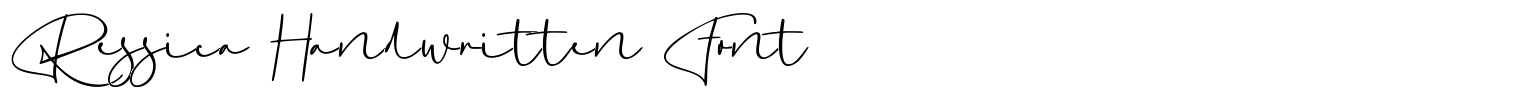 Ressica Handwritten Font