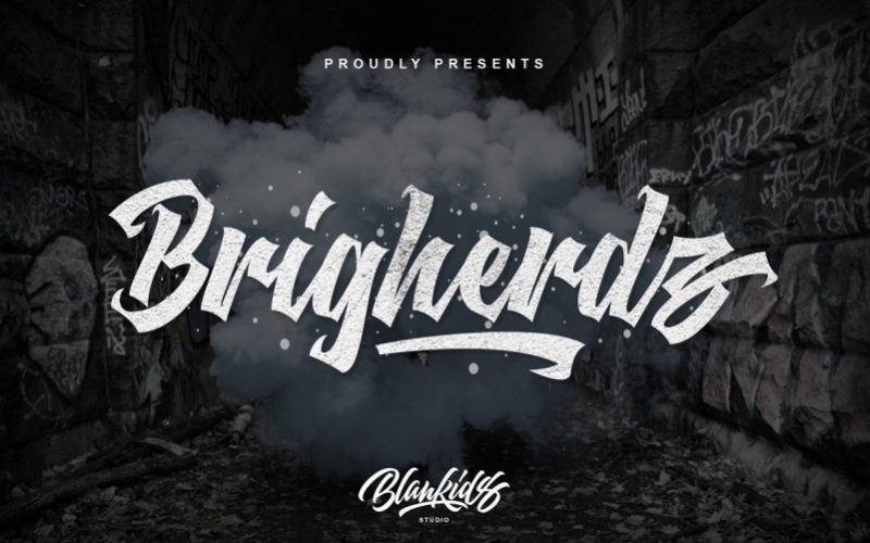 Brigherdz Graffiti Font Fontlot Com