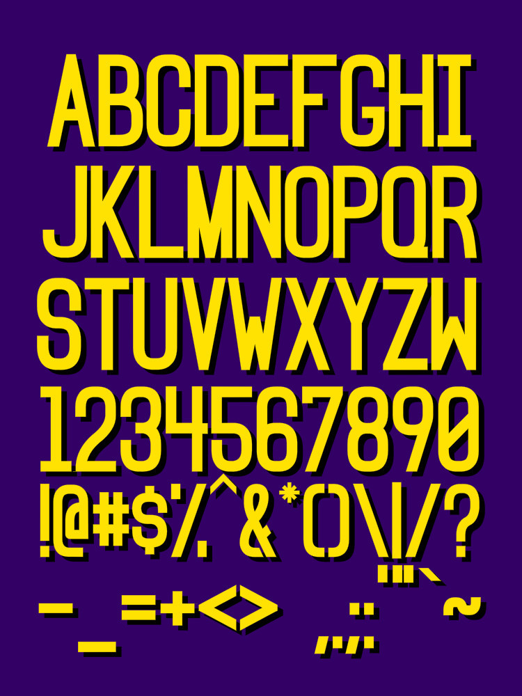 Gunbangs Sans Serif Font 1 demonstration2
