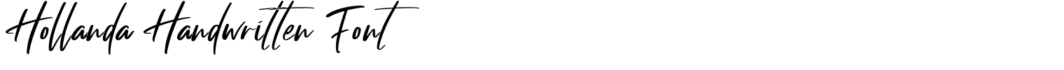 Hollanda Handwritten Font