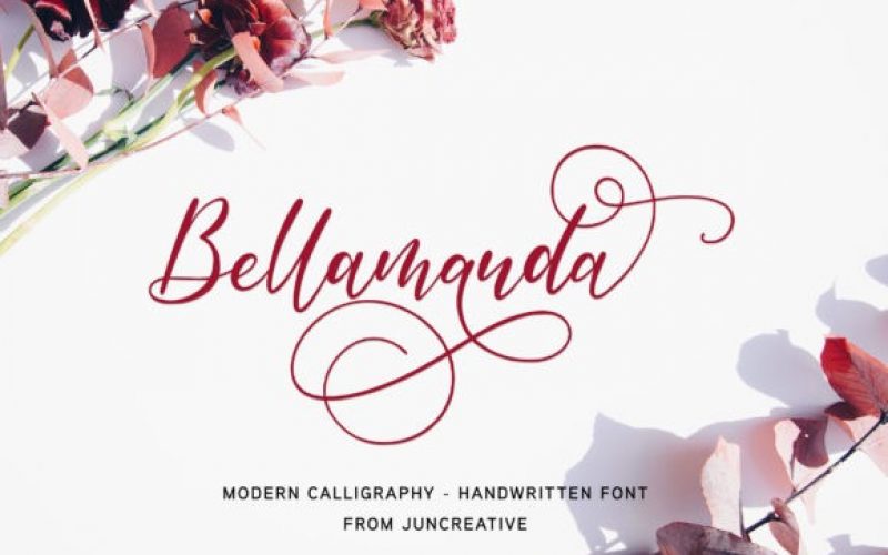 Bellamanda Calligraphy Font - Fontlot.com