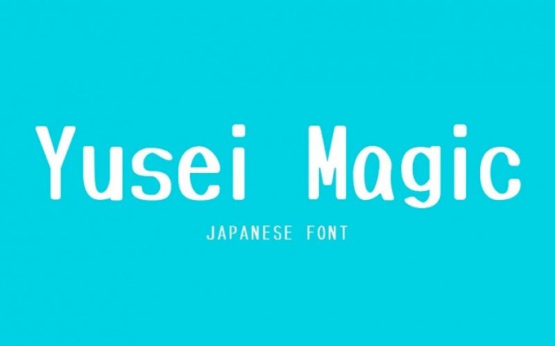 Yusei Magic Handwritten Font Fontlot Com