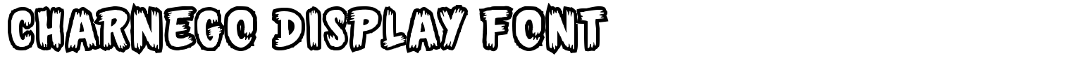 Charnego Display Font