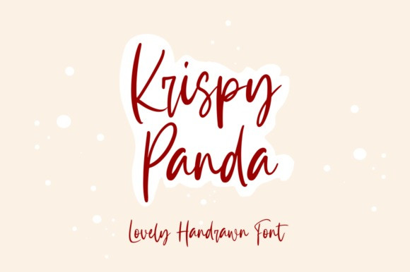 Download Free Krispy Panda Script Font Fontlot Com Fonts Typography