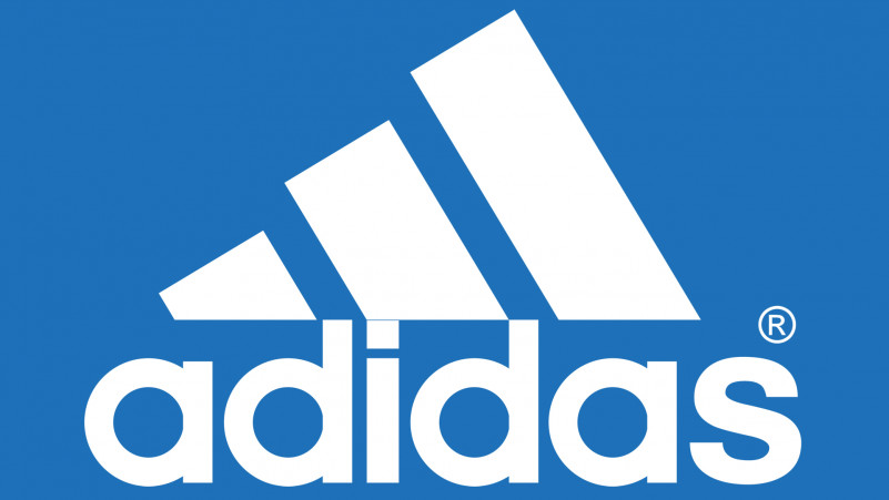 adidas logo in text