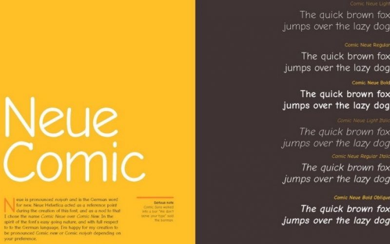 Comic Neue Sans Serif Font Fontlot Com