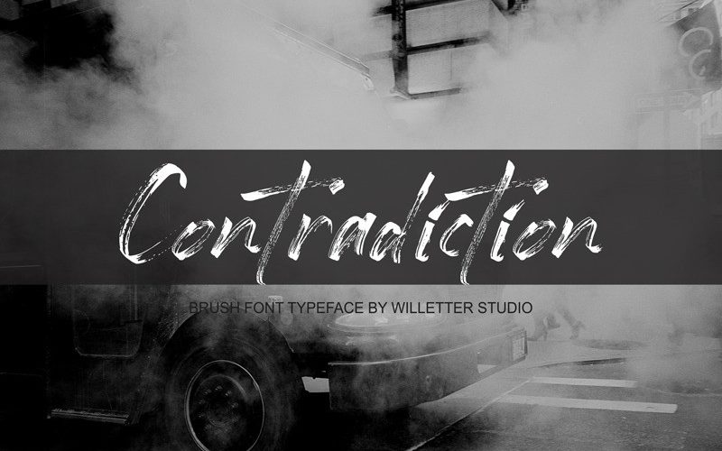 contradiction-brush-font-fontlot