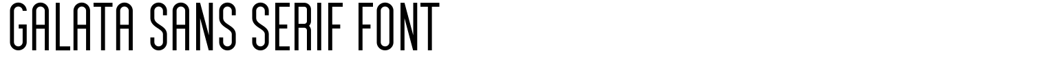 Galata Sans Serif Font