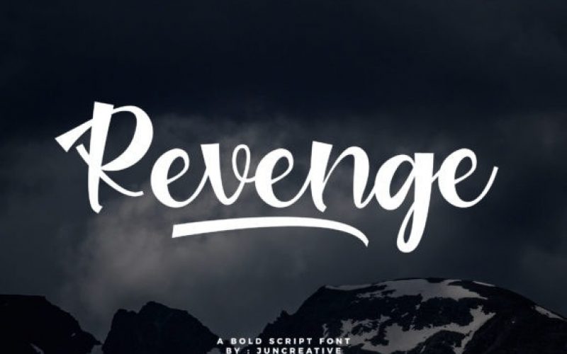 Revenge Script Font Fontlot Com