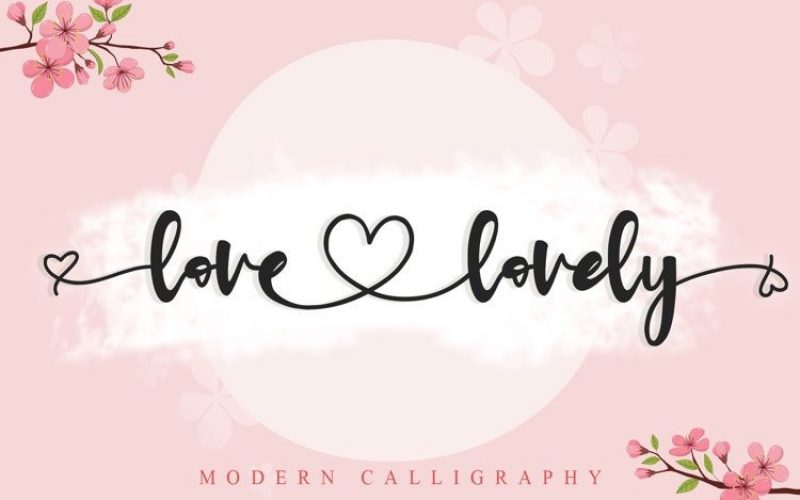 fonts with heart glyphs