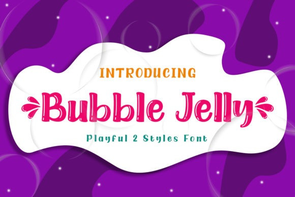 Download Free Bubble Jelly Display Font Fontlot Com Fonts Typography