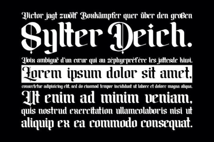 Download Free Amika Blackletter Font Fontlot Com Fonts Typography