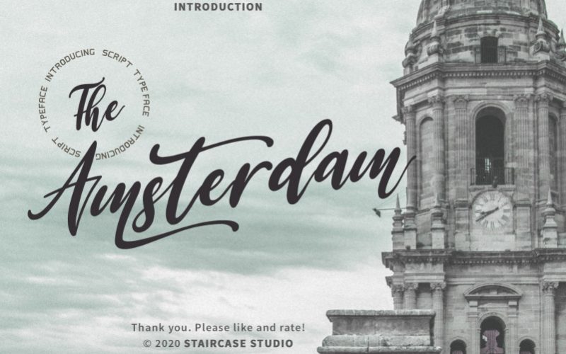 Download Amsterdam Handwritten Font - Fontlot.com