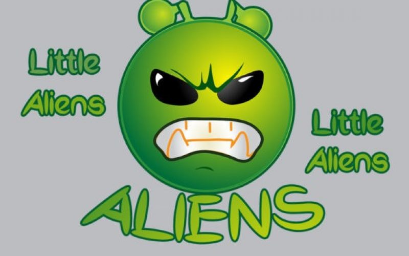 Little Alien Display Font Fontlot Com