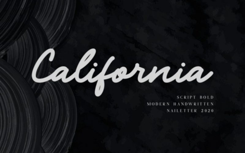 California Script Font