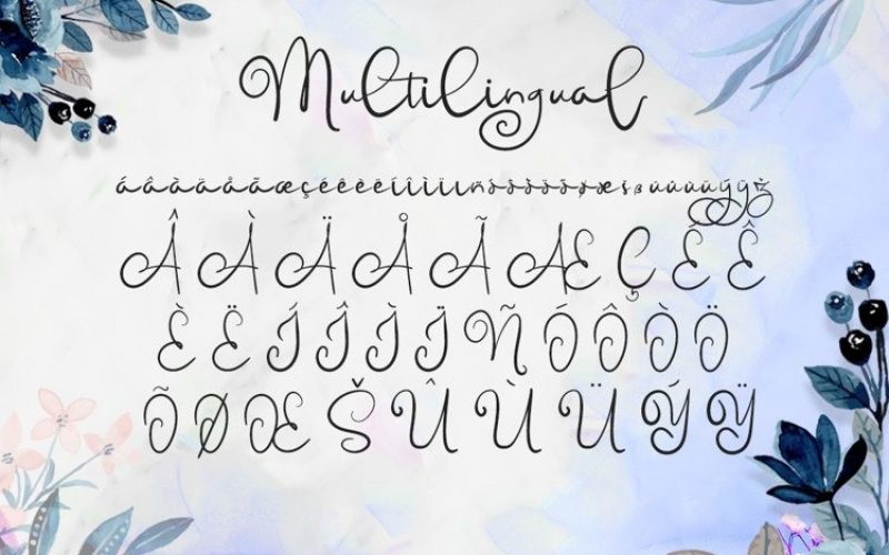 Childish Calligraphy Font Fontlot Com